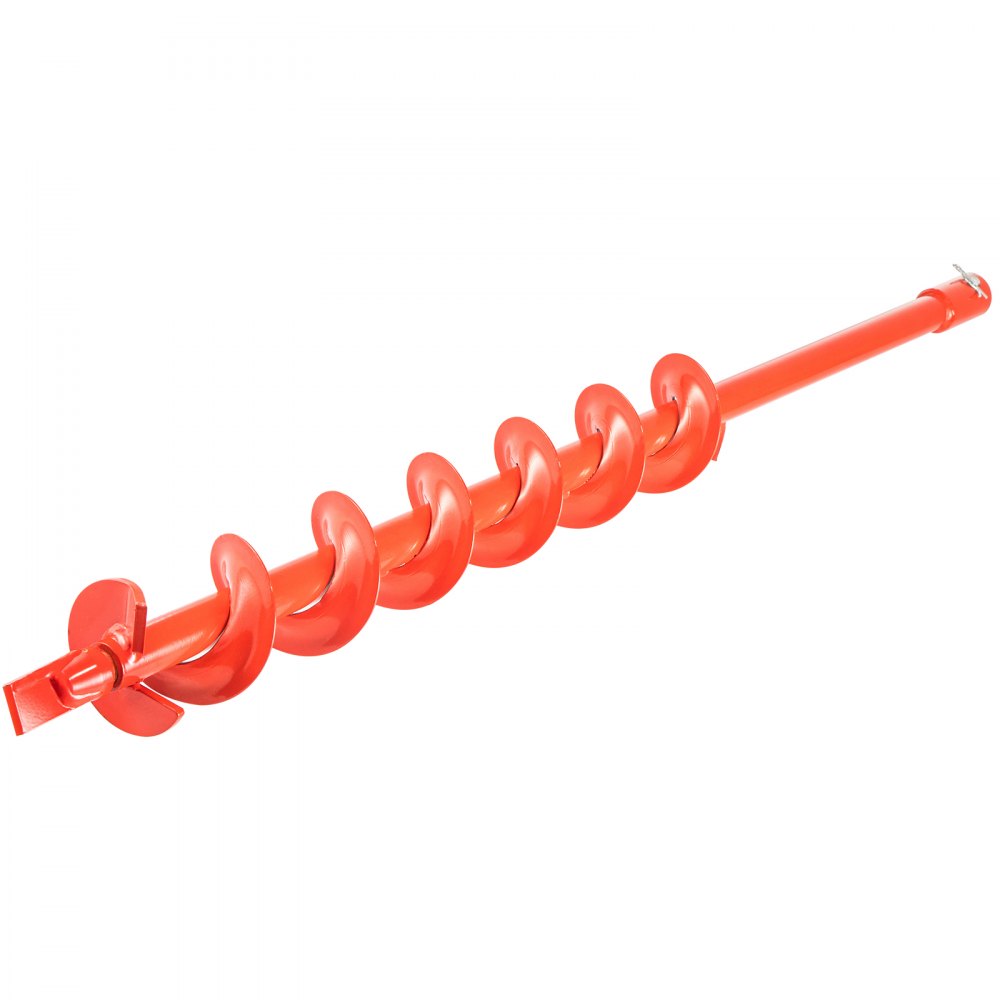 VEVOR Auger Drill Bit, 3'' (D) x 35'' (L) Garden Auger Drill Bit with Fishtail Point, Drill Auger for 0.79" Drill, Heavy Duty Garden Auger for Planting Bulbs, Bedding Plants, Digging Hole