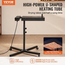 VEVOR Flash Dryer για μεταξοτυπία 18x18 ιντσών Silk Screen Dryer Control Temper