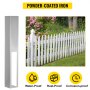 VEVOR Post Mount Tower 2PCS Fence Post for Vinyl Fence 5 x 5 x 36 Inch Iron Material Coated Powder Fence Post Insert Concrete/Wood Mounted Fence Vinyl Post Sleeves for Side Road Fence and Garden