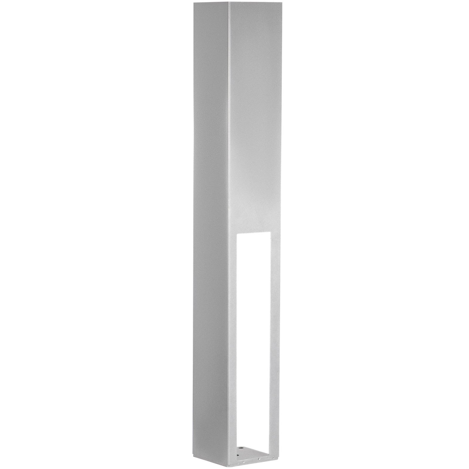 VEVOR Post Mount Tower 2PCS Fence Post for Vinyl Fence 5 x 5 x 36 Inch Iron Material Coated Powder Fence Post Insert Concrete/Wood Mounted Fence Vinyl Post Sleeves for Side Road Fence and Garden