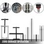 VEVOR Turbine Shaft, 6pcs Pump Stator Seal Ring Tools, Spring Compressor, Pump Puller Kit, Bushing Sizer Rotor Aligner, Pump Stator Seal Ring and Re-Sizer Kit for Thm700-R4 (Md8), 4L60, 4L60E, 4L70E