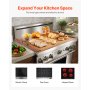 Noodle Board Stove Cover Acacia Wood Stove Top Cover Kitchen Electric Gas Stove