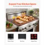 Noodle Board Stove Cover Acacia Wood Stove Top Cover Kitchen Electric Gas Stove