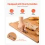 VEVOR Noodle Board Stove Cover, Stove Top Cover Board for Gas Burners & Electric Stove, Pine Wood Cutting Board with Handles, RV Stovetop Cover/ Kitchen Sink Cover for Counter Space & Tray, Natural