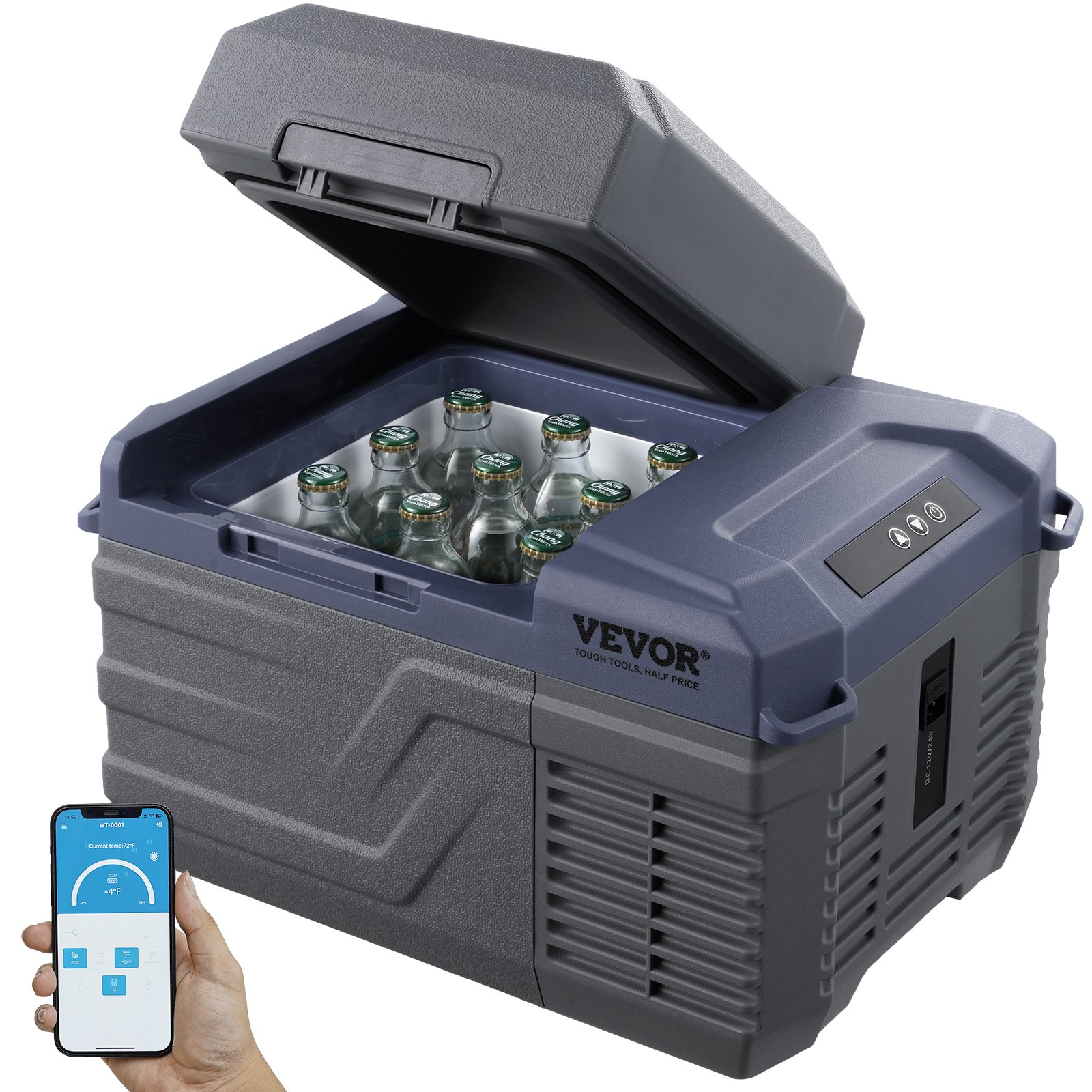 Portable Car Refrigerator Freezer Compressor 12 L Single Zone for Car Home Portable Car Refrigerator Freezer Compressor 12 L Single Zone for Car Home