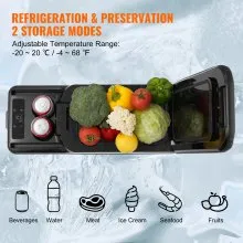 VEVOR Compresor Congelador Refrigerador Portátil para Auto 15 L Zona Única para Auto Hogar