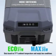 VEVOR Compresor Congelador Refrigerador Portátil para Auto 15 L Zona Única para Auto Hogar