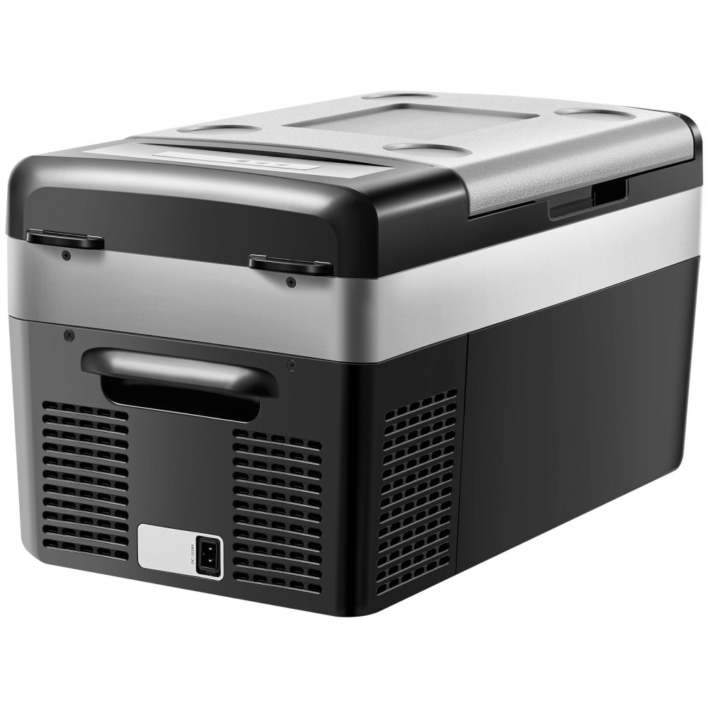 VEVOR Portable Car Refrigerator, 20L Car Refrigerator Fridge, 12V/24V/100-240V Single Zone Portable Freezer, -20℃ to 20℃ Adjustable Temperature, Compressor Cooler for Home, Outdoor, Camping, RV, Car