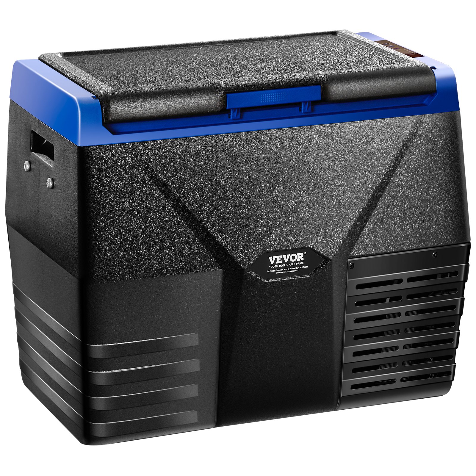 VEVOR Portable Car Refrigerator, 20L Car Refrigerator Fridge, 12V/24V/100-240V Single Zone Portable Freezer, -18℃ to 10℃ Adjustable Temperature, Compressor Cooler for Home, Outdoor, Camping, RV, Car