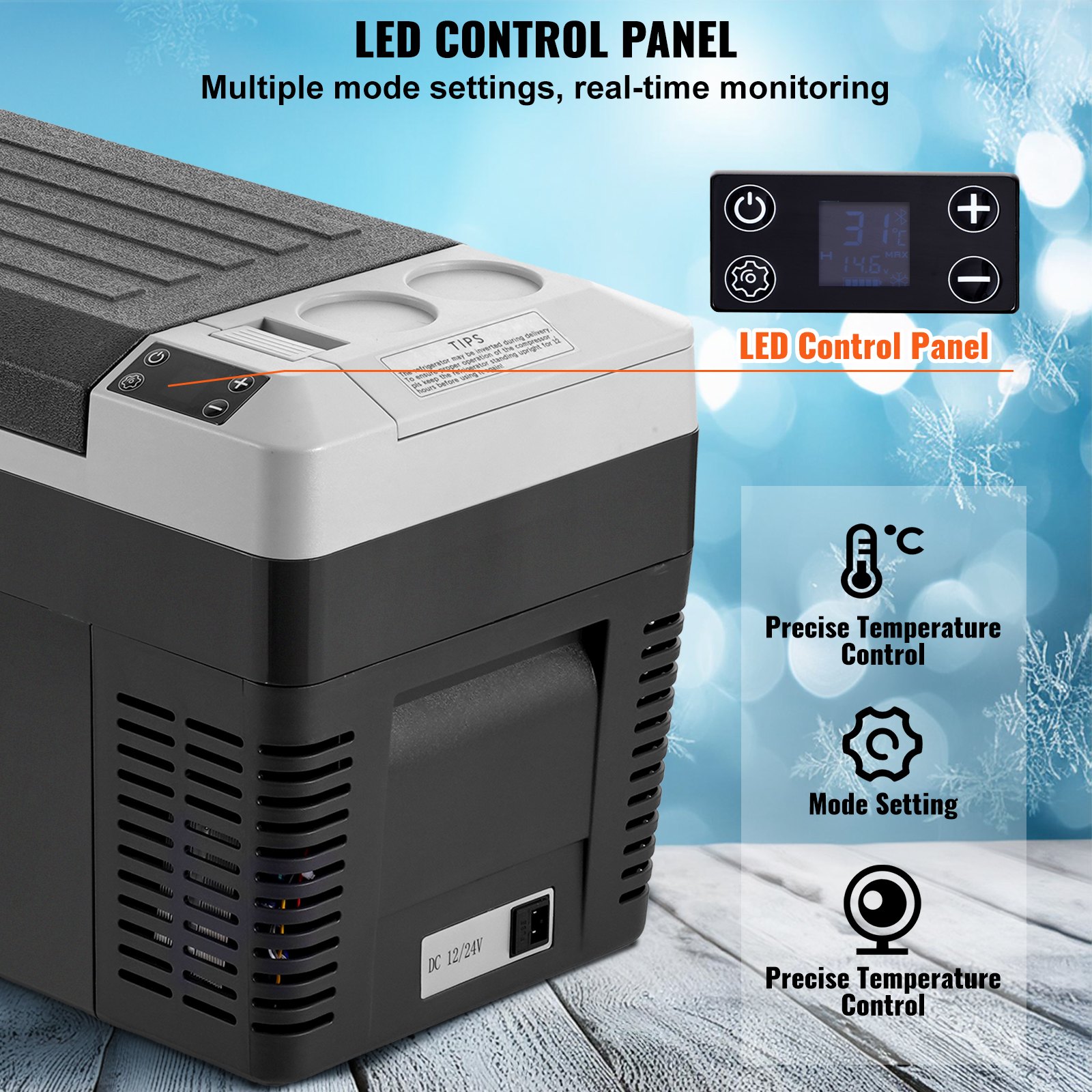 Portable Car Refrigerator Freezer Compressor 25 L Single Zone for Car Home Portable Car Refrigerator Freezer Compressor 25 L Single Zone for Car Home