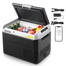 12 Volt Car Refrigerator Portable Freezer 31.7QT Electric Cooler for Camping