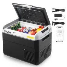 12 Volt Car Refrigerator Portable Freezer 31.7QT Electric Cooler for Camping