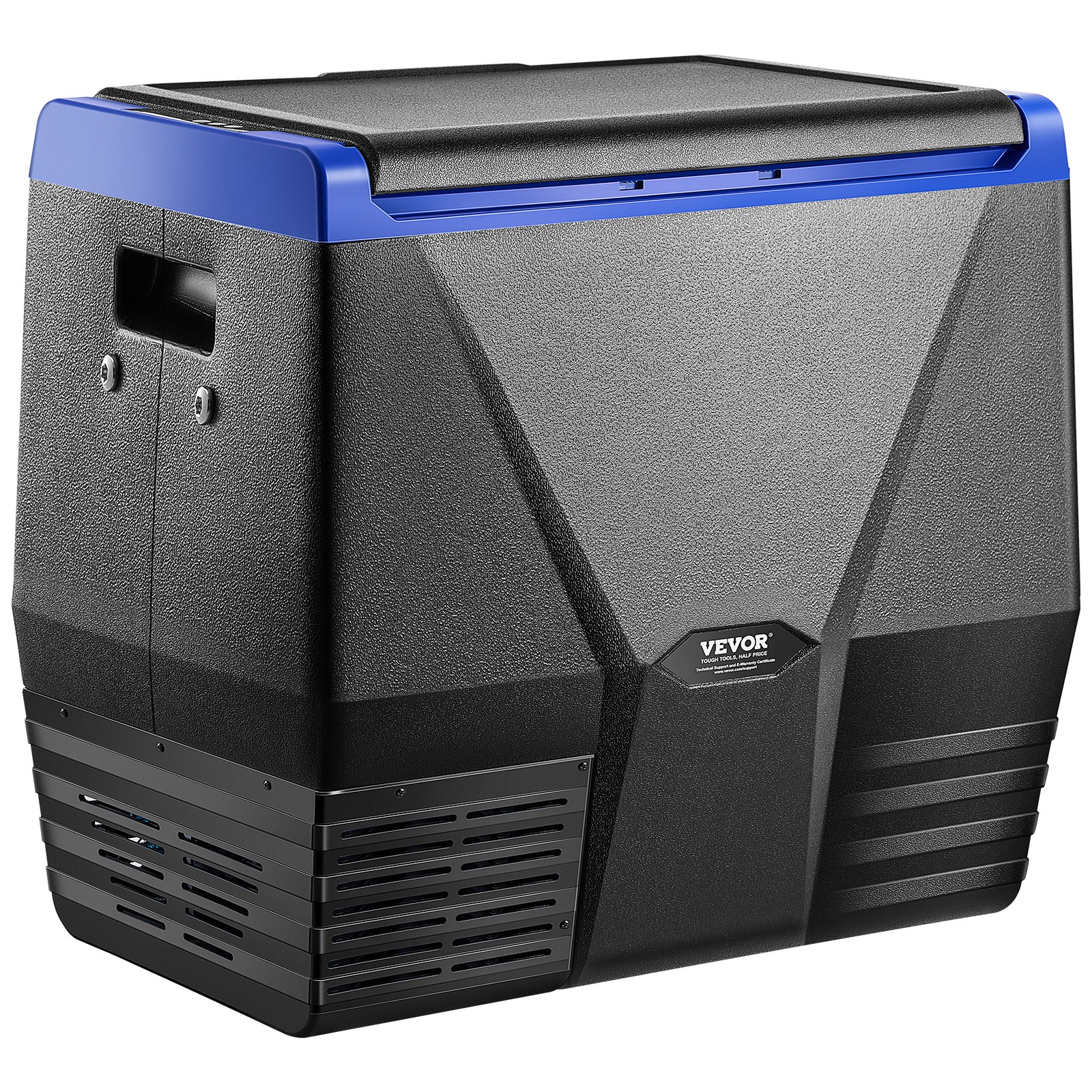 VEVOR Portable Car Refrigerator, 35L Car Refrigerator Fridge, 12V/24V/100-240V Single Zone Portable Freezer, -18℃ to 10℃ Adjustable Temperature, Compressor Cooler for Home, Outdoor, Camping, RV, Car