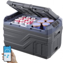 VEVOR Portable Car Refrigerator Freezer Compressor 25 L Dual Zone for Car Home