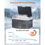 12 Volt Car Refrigerator Portable Freezer 42.3QT Electric Cooler for Camping
