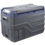 VEVOR Car Refrigerator, 12 Volt Car Refrigerator Fridge, 37 L Single Zone Portable Freezer with Built-in Light, -4℉-68℉, 12/24V DC and 100-240V AC Compressor Cooler for Outdoor, Camping, RV