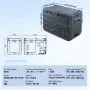 VEVOR Car Refrigerator, 12 Volt Car Refrigerator Fridge, 32 L Dual Zone Portable Freezer, -4℉-68℉ Adjustable Range, 12/24V DC and 100-240V AC Compressor Cooler for Outdoor, Camping, RV