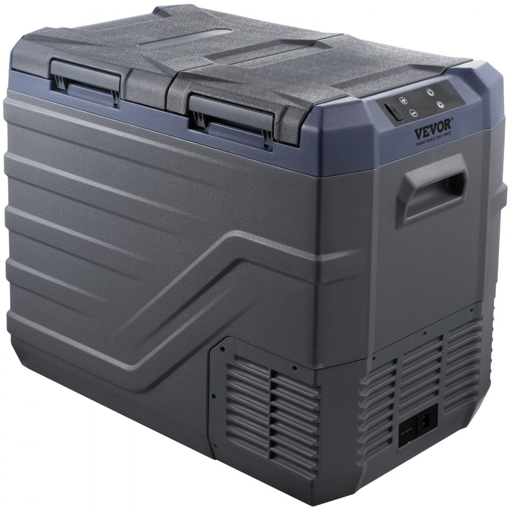 VEVOR Car Refrigerator, 39 L Dual Zone Portable Freezer, 12 Volt Car Refrigerator Fridge, -4℉-68℉ Adjustable Range, 12/24V DC and 100-240V AC Compressor Cooler for Outdoor, Camping, RV
