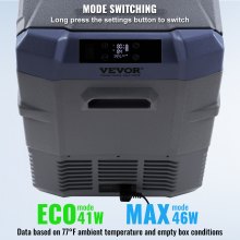 VEVOR Portable Car Refrigerator Freezer Compressor 40 L Dual Zone for Car Home
