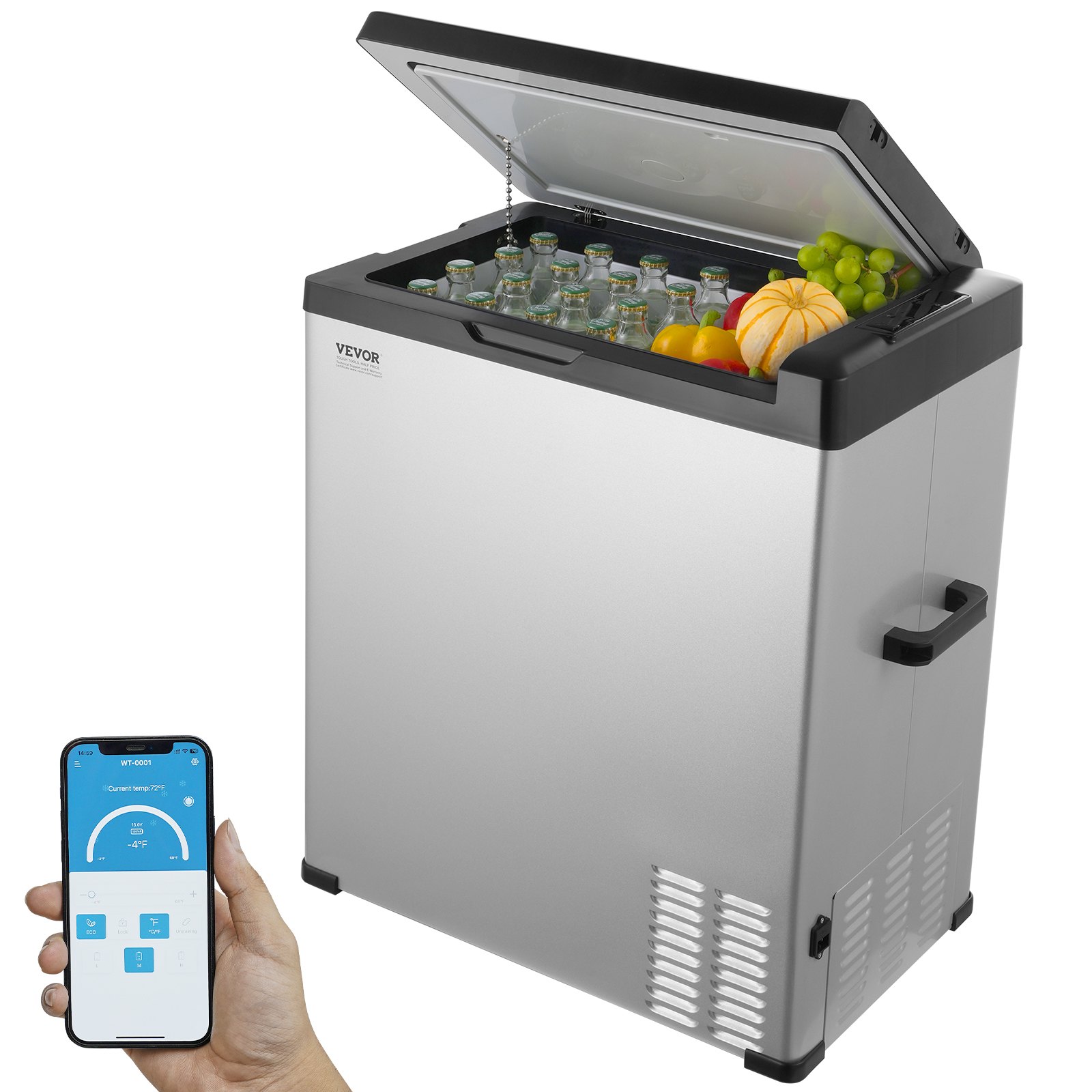 Portable Car Refrigerator Freezer Compressor 70 L Single Zone for Car Home Portable Car Refrigerator Freezer Compressor 70 L Single Zone for Car Home