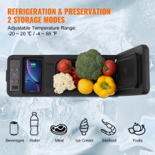 VEVOR Portable Car Refrigerator Freezer Compressor 8 L Single Zone for Car Home