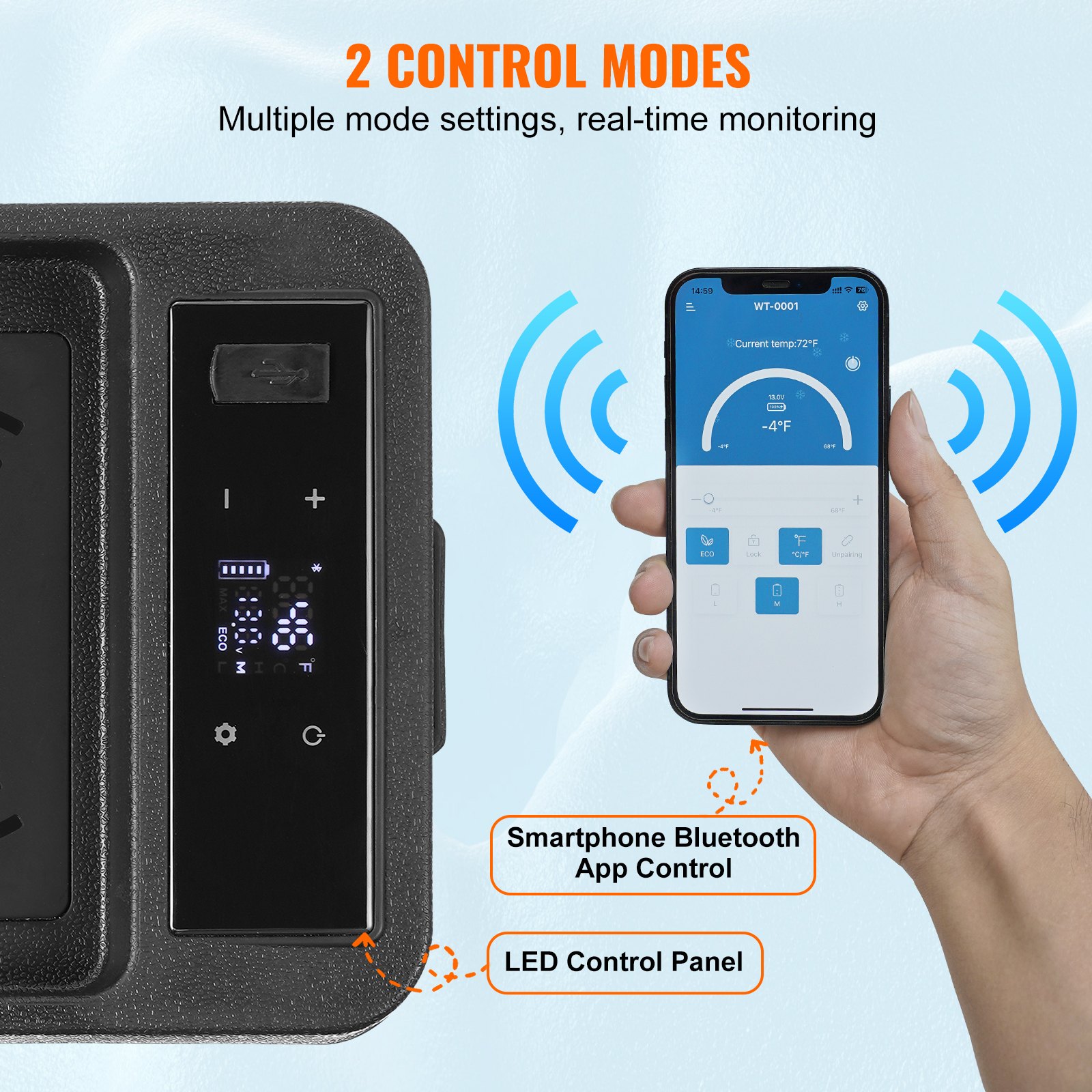 Portable Car Refrigerator Freezer Compressor 8 L Single Zone for Car Home Portable Car Refrigerator Freezer Compressor 8 L Single Zone for Car Home