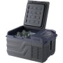 VEVOR Car Refrigerator, 12 Volt Car Refrigerator Fridge, 9 L Single Zone Portable Freezer, -4℉-68℉ Adjustable Range, 12/24V DC and 100-240V AC Compressor Cooler for Outdoor, Camping, RV
