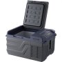 VEVOR Car Refrigerator, 12 Volt Car Refrigerator Fridge, 9 L Single Zone Portable Freezer, -4℉-68℉ Adjustable Range, 12/24V DC and 100-240V AC Compressor Cooler for Outdoor, Camping, RV