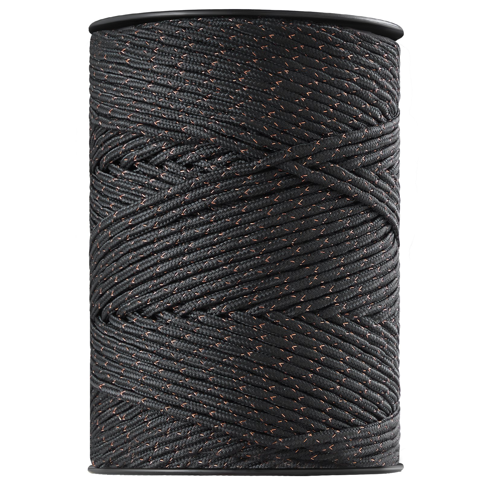 VEVOR Electric Fence Wire, 1000Ft 305M Portable Polywire, 1/4" Diameter 2 Copper Strands for Reliable Conductivity and Rust Resistance, Fencing Rope Line for Horse, Cattle, Livestock