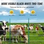 VEVOR 656Ft 200M Electric Fence Wire περίφραξη Polywire Horse Cattle Livestock