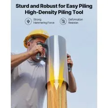 Manual Fence Post Driver Heavy Duty T Post Rammer for Farm Garden Yard