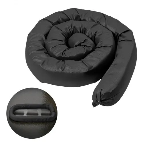 VEVOR Sediment Filter Sock, 4Pcs Erosion Control Socks Dia. 5 in x 10 ft L Coverage, Polypropylene Filler, Flexible & Efficient Silt Fence Socks for Storm-Water Management, Drainage Protection