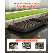 VEVOR Sediment Filter Sock, 4Pcs Erosion Control Socks Dia. 5 in x 10 ft L Coverage, Polypropylene Filler, Flexible & Efficient Silt Fence Socks for Storm-Water Management, Drainage Protection