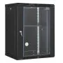 VEVOR 15U Wall Mount Network Cabinet, 226.8 kg Max. Ground Load Capacity, Server Rack Cabinet Enclosure with Locking Tempered Glass Door, Side Panels, Q235 Carbon Steel, for IT Equipment, A/V Devices