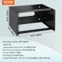 VEVOR 6U Wall Mount Network Rack, 14 in/355.6 mm Depth, 50 lbs/22.68 kg Max Weight Capacity Wall Mount Server Rack with Cage Nuts, 19"/482.6 mm for Shallow Server IT Equipment and Network Switches