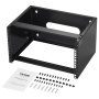 Nástěnný síťový rack VEVOR 6U, hloubka 14 palců/355,6 mm, serverový rack, 50 liber/22,68 kg, 500 x 350 x 270 mm