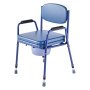 VEVOR Bedside Commode Chair, 181 kg Weight Capacity, 3-in-1 Portable Toilet and Raised Toilet Seat with Padded Seat and Backrest, Detachable 5L Bucket, Adjustable Height Adult Potty Chair for Seniors