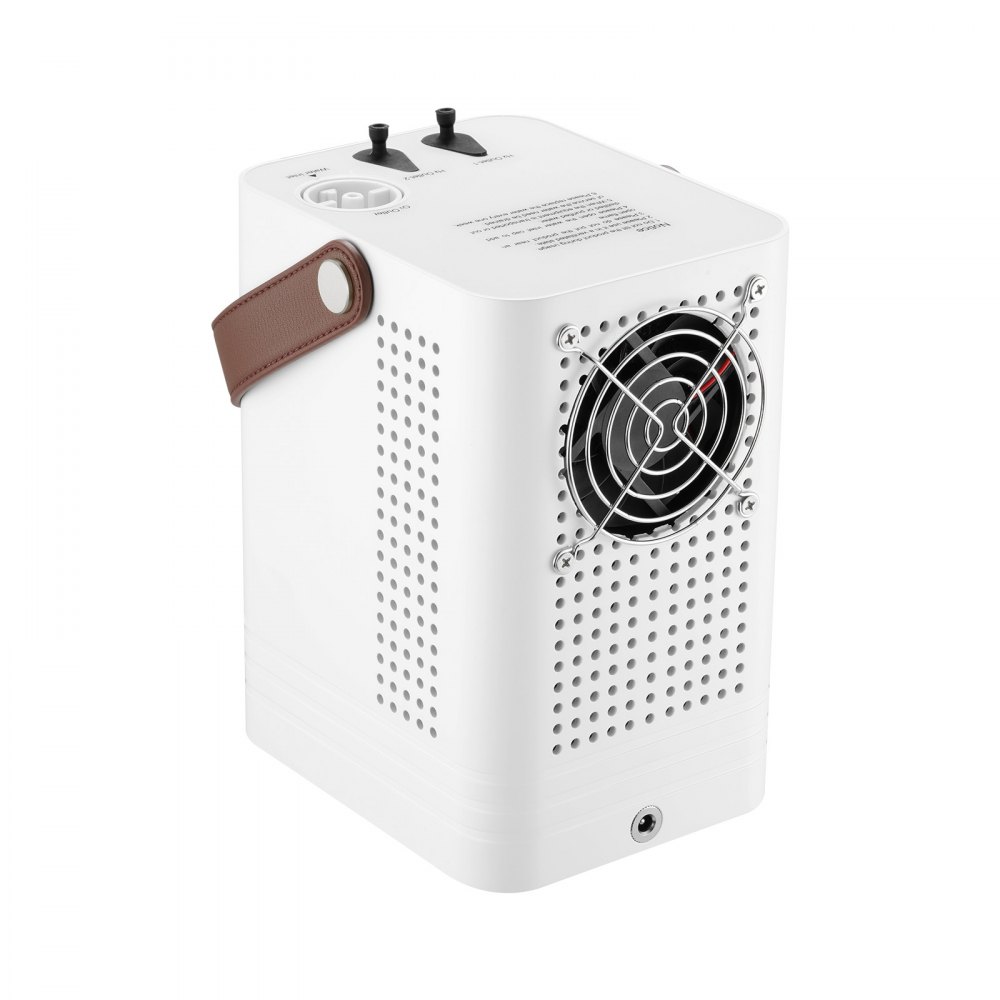 VEVOR Hydrogen Inhalation Machine, 99.99% High Purity Hydrogen Inhaler, HO-Separated 450ml/min (300 H+150 O) Three Ports Hydrogen Oxygen Inhaler, Hydrogen-Rich Water Generator for Home Travel