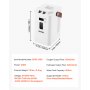 VEVOR Hydrogen Inhalation Machine, 99.99% High Purity Hydrogen Inhaler, HO-Separated 450ml/min (300 H+150 O) Three Ports Hydrogen Oxygen Inhaler, Hydrogen-Rich Water Generator for Home Travel