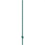 VEVOR 1524mm Fence Post, 10 Pack U-Channel Heavy Duty Metal Fence Posts, Sturdy Steel Fence Stakes for Garden Yard, Lawn, Farms and Outdoor Wire Fencing, Green