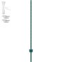 VEVOR 1524mm Fence Post, 10 Pack U-Channel Heavy Duty Metal Fence Posts, Sturdy Steel Fence Stakes for Garden Yard, Lawn, Farms and Outdoor Wire Fencing, Green