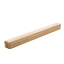 VEVOR Wooden Garden Stakes, 25 Pcs 48x0.75x0.75 in Survey Grading Stakes, Garden Ground Stake with Sharp Point, Fir Wood Plant Support Stake, Sign Posts for Silt Fence Backyard Boundaries Baselines