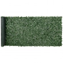 VEVOR Ivy adatvédelmi kerítés, 1,5 x 4 m-es mesterséges zöld fali paraván, zöld borostyán kerítés hálós szövet hátlappal és megerősített illesztéssel, műsövény, szőlőlevél díszítés kültéri kertben, udvarban, erkélyen