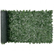 VEVOR 39"x98" konstgjord konstgjord murgröna löv privat staketskärm med nättyg