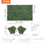 VEVOR Ivy Privacy Fence, 1.5 x 2.5m Artificial Green Wall Screen, Greenery Ivy Fence with Mesh Cloth Backing and Strengthened Joint, Faux Hedges Vine Leaf Decoration for Outdoor Garden, Yard, Balcony