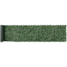 VEVOR Ivy Privacy Fence, 1 x 5m Artificial Green Wall Screen, Greenery Ivy Fence with Mesh Cloth Backing and Strengthened Joint, Faux Hedges Vine Leaf Decoration for Outdoor Garden, Yard, Balcony