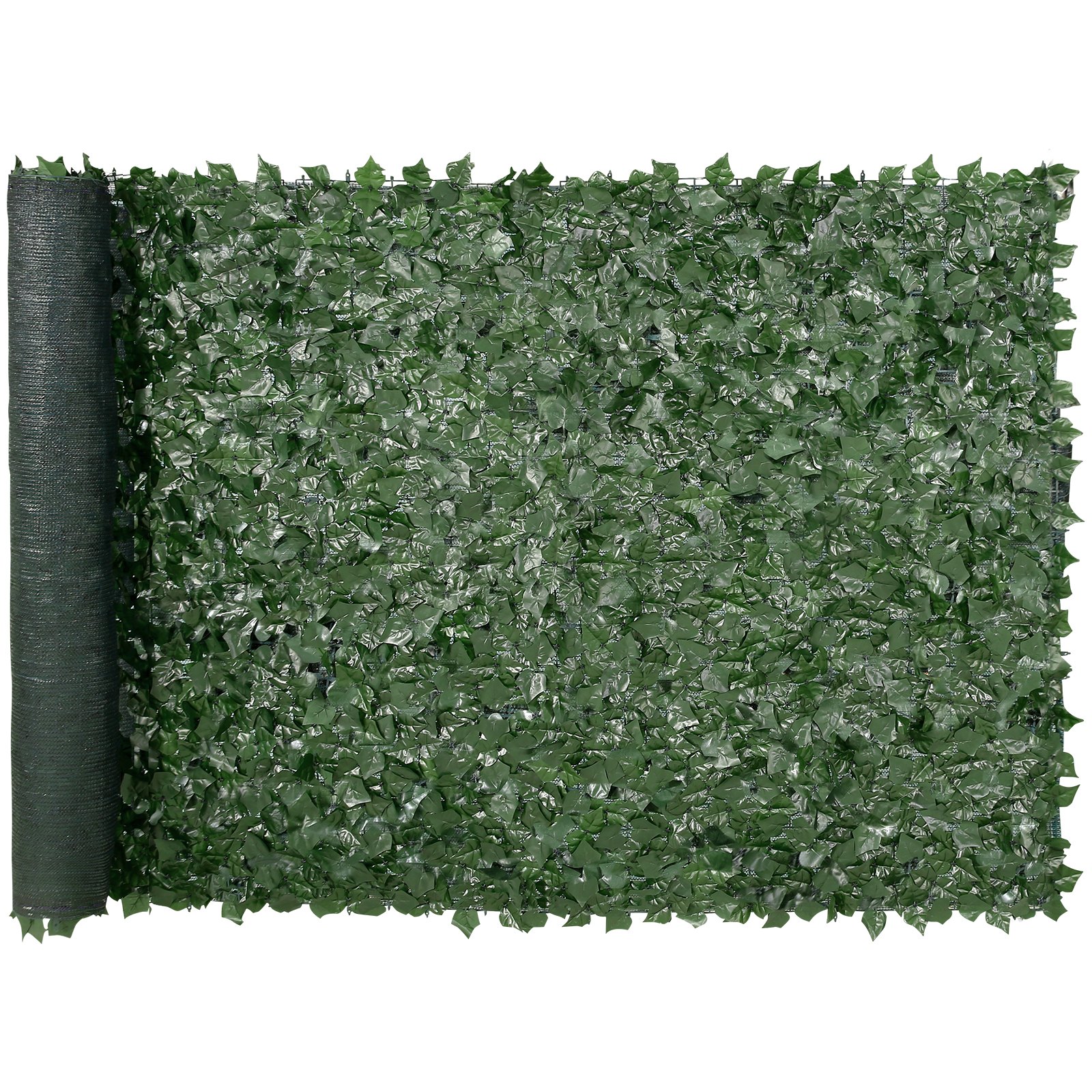 VEVOR Ivy Privacy Fence, 1.5 x 3m Artificial Green Wall Screen, Greenery Ivy Fence with Mesh Cloth Backing and Strengthened Joint, Faux Hedges Vine Leaf Decoration for Outdoor Garden, Yard, Balcony