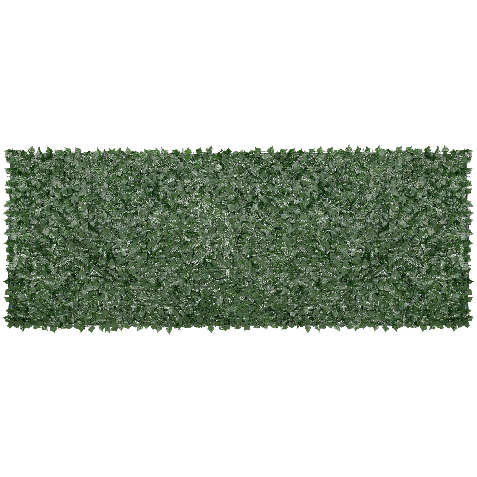 VEVOR Ivy Privacy Fence, 1.5 x 4m Artificial Green Wall Screen, Greenery Ivy Fence w/ Mesh Cloth Backing and Strengthened Joint, Faux Hedges Vine Leaf Decoration for Outdoor Garden, Yard, Balcony