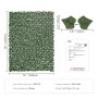 Cerca de privacidade VEVOR Ivy, tela de parede verde artificial de 2440 x 1830 mm, cerca de hera verde com junta reforçada, sebes artificiais decoração de folhas de videira para jardim ao ar livre, quintal, varanda, decoração de pátio