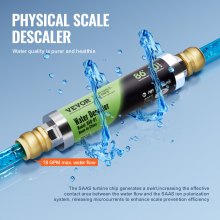 Whole House Salt Free Descaler Physical Scale Descaler System SAAS Alloy